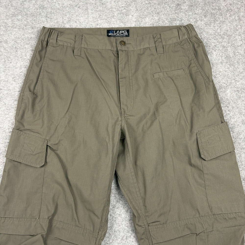 LAPG Urban Ops Tactical Pants Mens 38x32 Olive Drab CCP1017LRS Cargo Ripstop